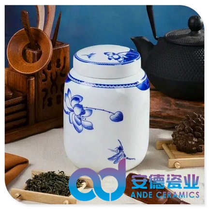 陶瓷罐子 陶瓷储物罐 陶瓷罐子定做 瓷器茶叶罐定制