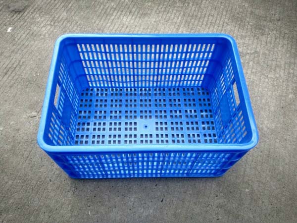 肇庆塑料餐具消毒箱大号周转筐  大号周转箱  带网眼周转箩