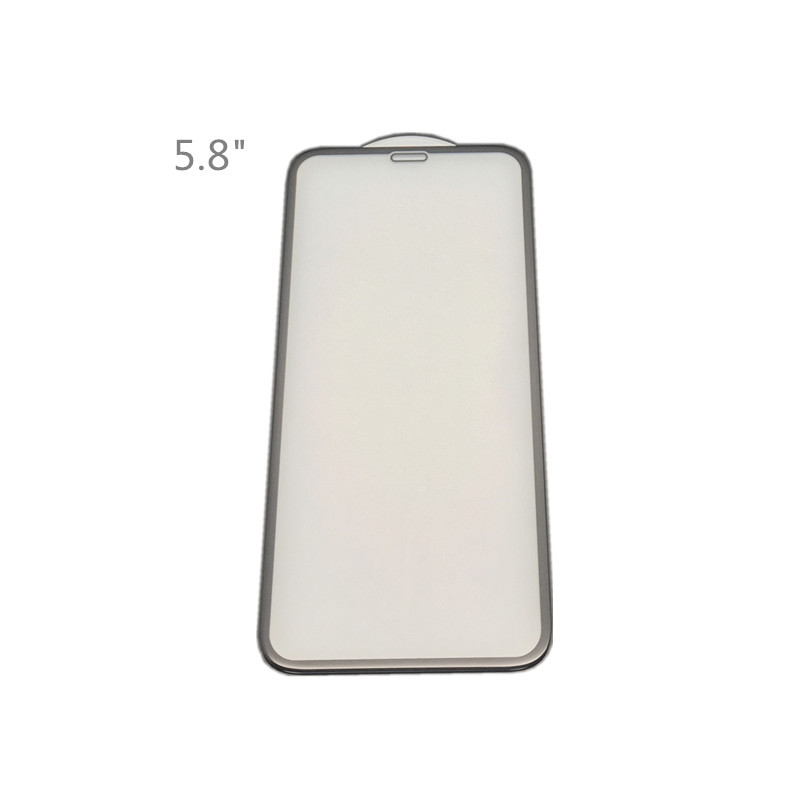 滴胶新款5.8/6.1/6.5钢化膜 iPhoneX纯白板  新款钢化膜  点胶新款钢化膜  钢化膜批发