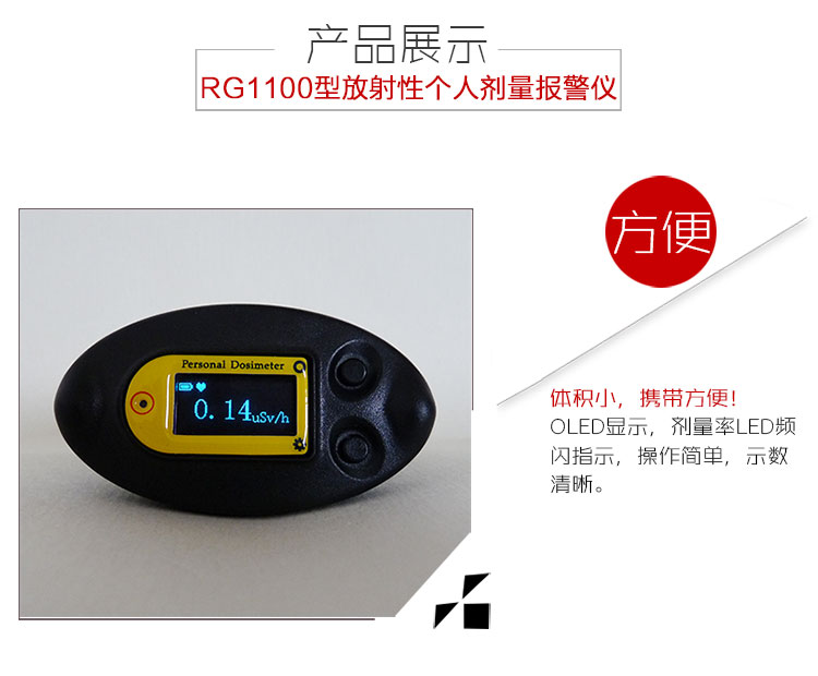 RG1100个人辐射剂量检测仪  辐射检测  电离辐射