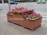 低价直销珠海防腐木花箱 花车 户外实木花箱