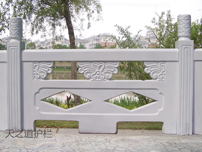 福建河道护栏水泥栏杆仿石栏杆厂家  福建护栏厂家