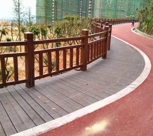 河道护栏仿木栏杆仿石栏杆价格