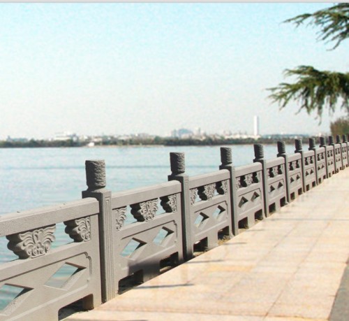 福建河道护栏水泥栏杆仿石栏杆厂家  福建护栏厂家