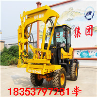 高速公路护栏打桩机 装载式护栏打桩机  四缸打桩机厂家  波形护栏打桩机