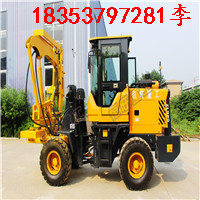 高速公路护栏打桩机 装载式护栏打桩机  四缸打桩机厂家  波形护栏打桩机