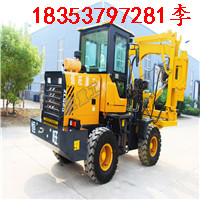 高速公路护栏打桩机 装载式护栏打桩机  四缸打桩机厂家  波形护栏打桩机