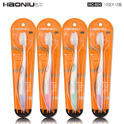 扬州牙刷生产厂家批发HaoNiu皓牛牙刷HC-604  扬州牙刷批发