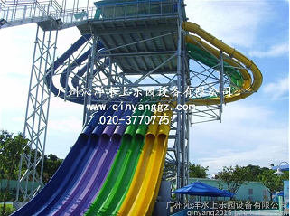 厂家定制大型户外室内水上滑梯 水上疾驰竞  游泳池  游泳用品