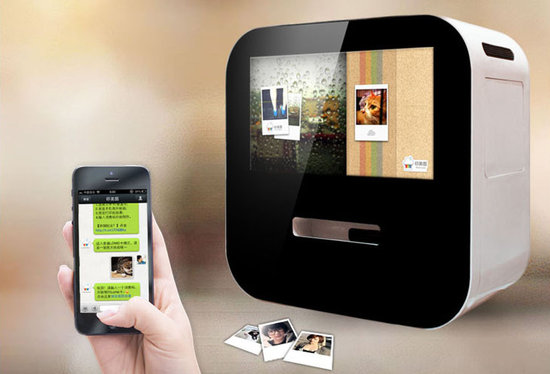 天津微信打印机微信照片相片打印机出租