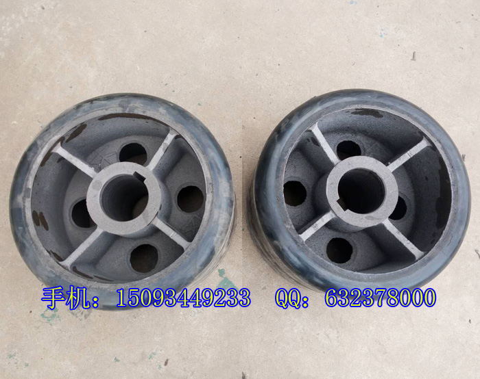 jzm750搅拌机橡胶托轮 搅拌机胶轮滚轮摩擦驱动轮 750搅拌机胶轮 搅拌机滚轮