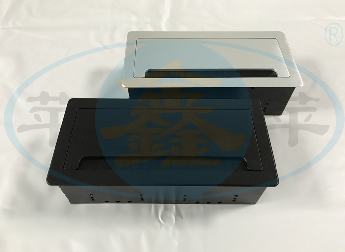 掀开式毛刷桌面插座