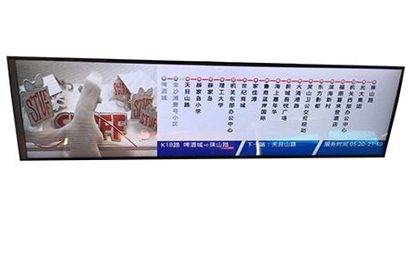 29寸智能LCD动态地图全景屏/客车多媒体一体机  29寸LCD全景屏  多媒体广告机  地铁风道屏