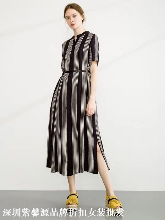一线品牌折扣女装批发女装库存尾货走份