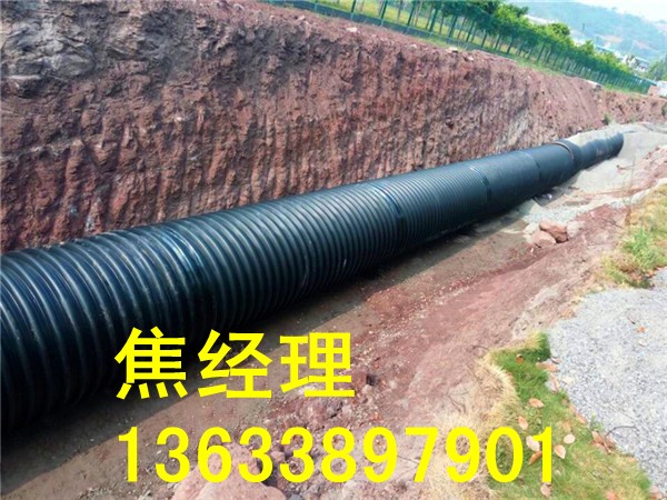 河南省经久耐磨钢带波纹管  排污管