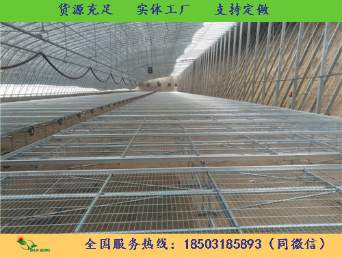 湖北 孝感苗床网生产厂家 安平汉明移动式苗床  移动式苗床价格  移动式苗床规格