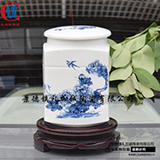 批发青花瓷膏药瓶子