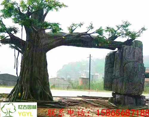 河南假树大门 假树大门工厂直供