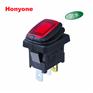 honyone WR-1 3脚2挡一体防水翘板开关