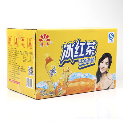 津丰饮料厂家直销冰红茶500ml*15瓶/件 风味果汁饮料整  果蔬饮料  饮品