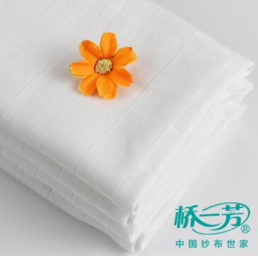 双层大方格弹力纱布  纯棉纱布  双层纱布
