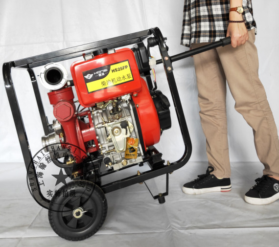 防汛季物资2.5寸柴油机水泵  65管径柴油泵  防汛用柴油水泵  小型柴油机水泵