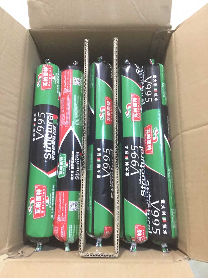 瓦帕茵特醇D2硅硐结构胶750g门窗墙缝密封胶  硅硐结构胶995  门窗密封胶