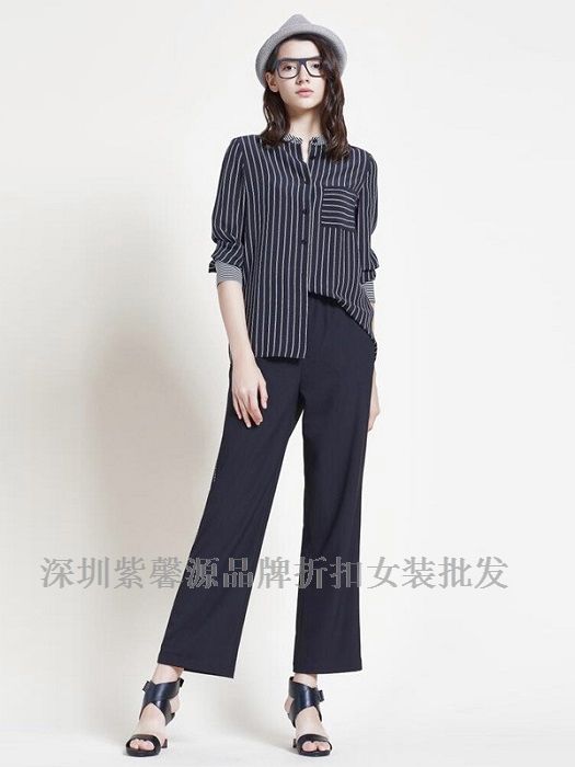 广州一手尾货库存女装批发品牌折扣服装货源供应