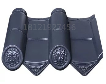 德阳复合聚酯仿古瓦寺庙瓦别墅瓦檐瓦 高分子 琉璃瓦