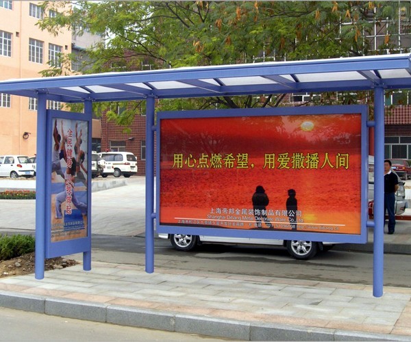 随州白钢智能候车亭图片厂家