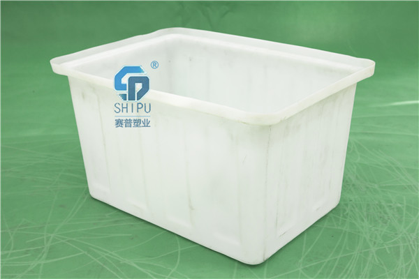 120L食品级PE牛筋方箱 滚塑周转箱 染厂漂染方箱生产厂家