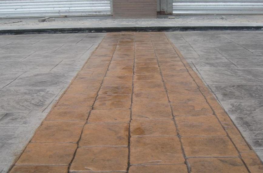 福建漳州压花地坪材料样式定制