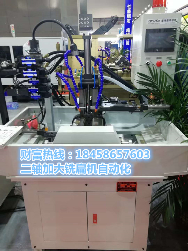 机械厂家专业供应单边铣扁机 台荣二轴全自动铣边机  全自动铣槽机