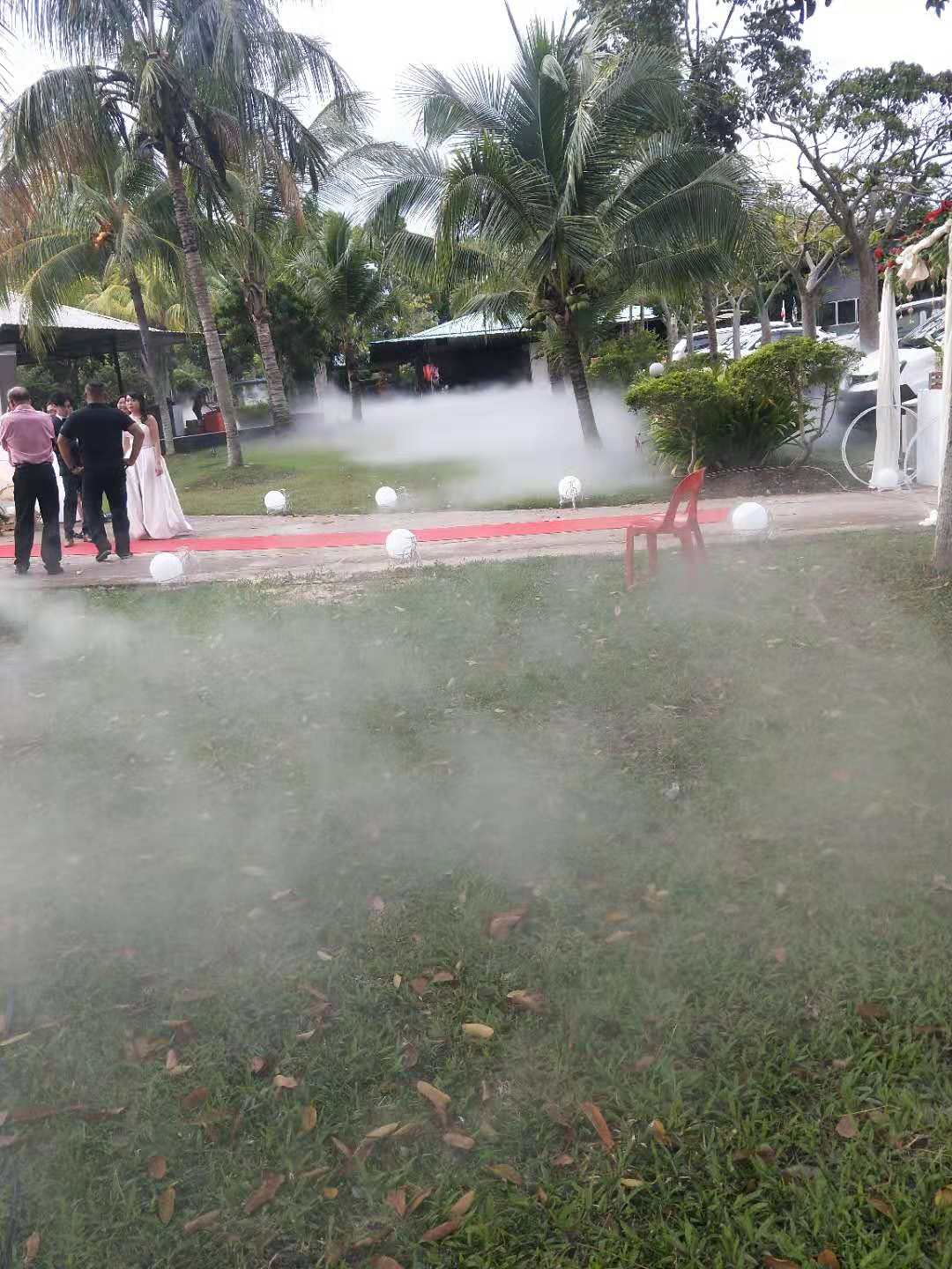 景区景点绿化带灌木丛雾喷冷雾系统工程  冷雾人造雾工程