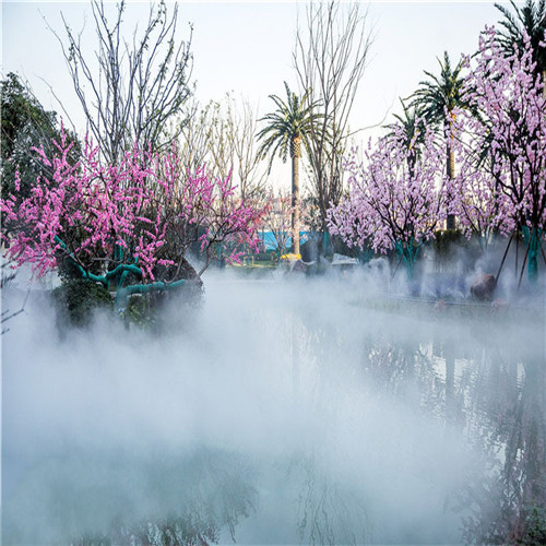 景区小桥流水雾景人工造雾系统工程  景区人造雾  流水人造雾  雾景人造雾工程
