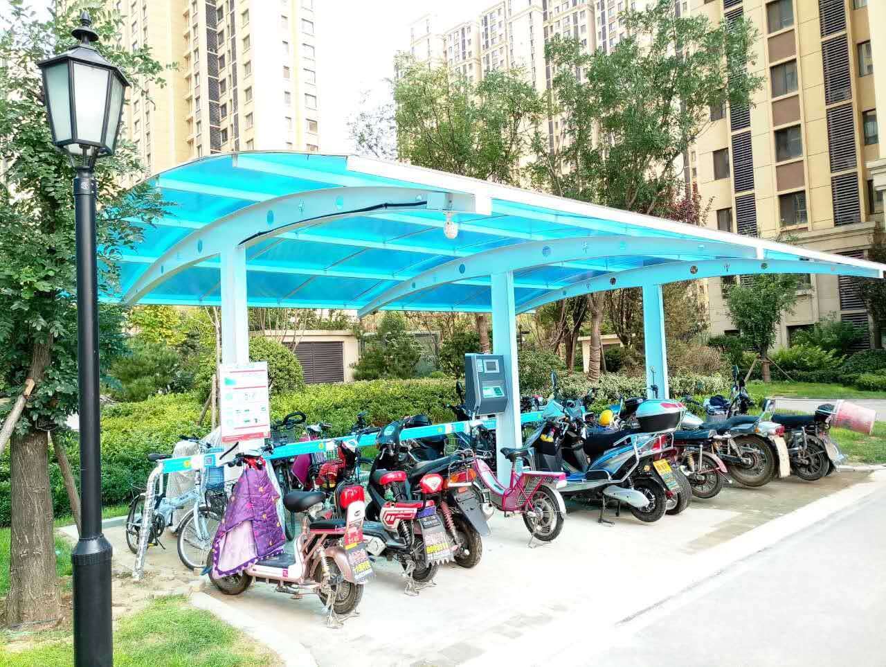 黑龙江小区智能充电站EB-SST/30路防雨露天充电插座  小区充电站  电动车充电站