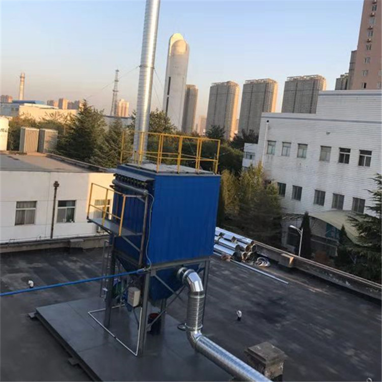 陕西咸阳蜡油厂保温喷吹式除尘设备滤袋过滤净化器  烟灰净化除尘器  消烟除尘装置  蜡油厂除尘器
