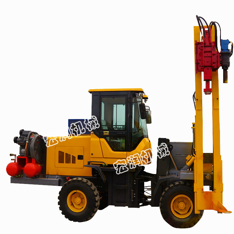 生产920公路护栏打桩机 公路波形护栏钻孔机现货  道路护栏打桩机  交通护栏打桩机