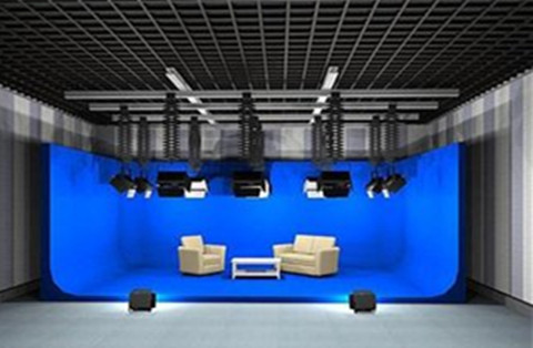 L型演播厅建设 4K超高清演播室搭建 录课室设备  L型演播室