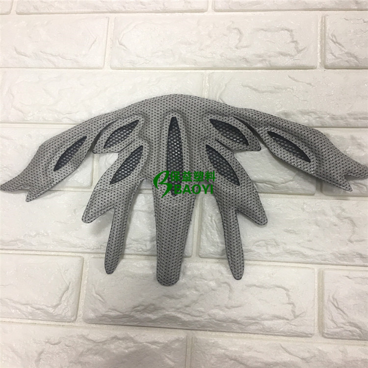 保益供应海绵热压成型 海绵头盔垫热压加工