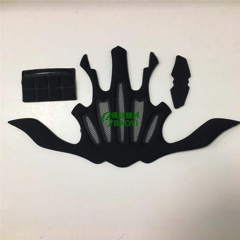 保益供应海绵热压成型 海绵头盔垫热压加工