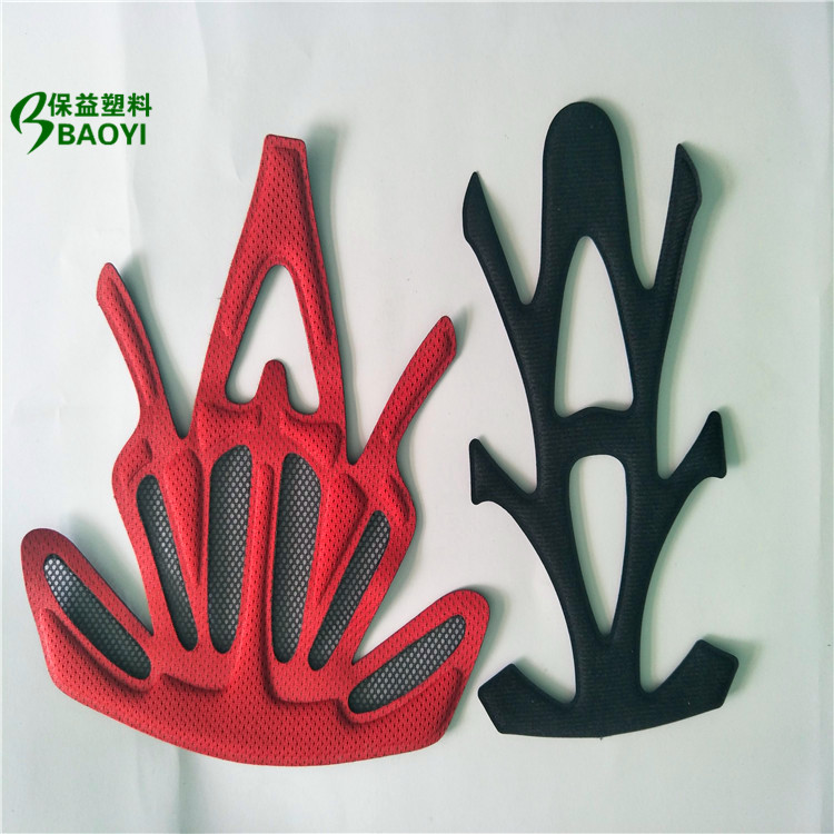 保益供应海绵热压成型 海绵头盔垫热压加工