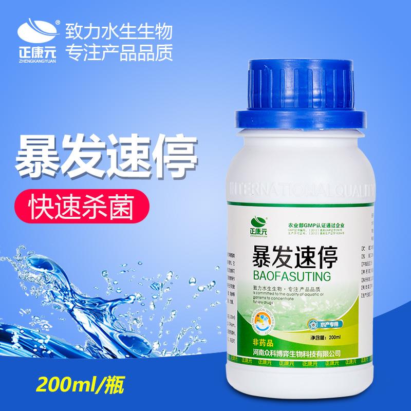 鱼类出血病就用正康元暴发速停