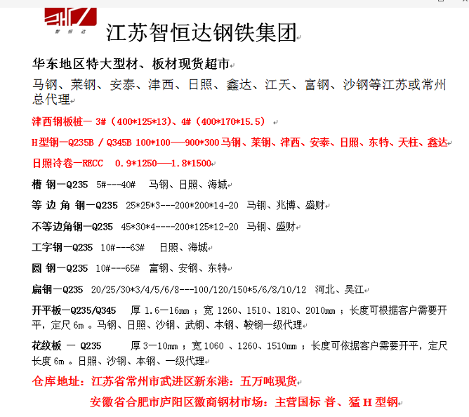 H型钢供应，规格齐全  钢材