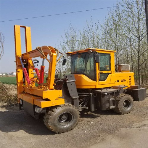 批发公路护栏打桩机  公路护栏立柱打桩机厂家  液压打桩机