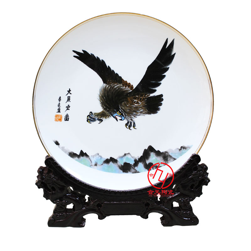 陶瓷礼品纪念盘定做  陶瓷纪念盘