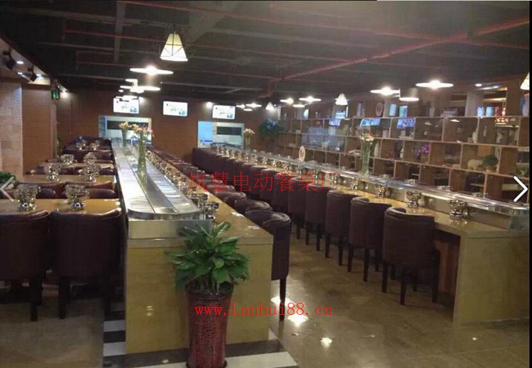 加盟旋转寿司店设备厂家直销价格、回转式火锅设备价格  旋转火锅设备  回转火锅设备