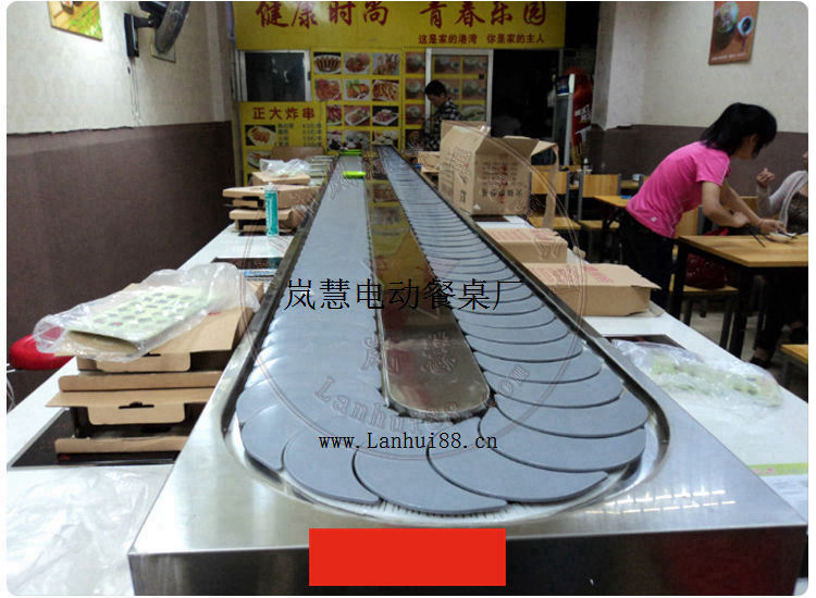 桂林批发回转火锅旋转麻辣烫工厂价格  旋转火锅设备  回转火锅设备