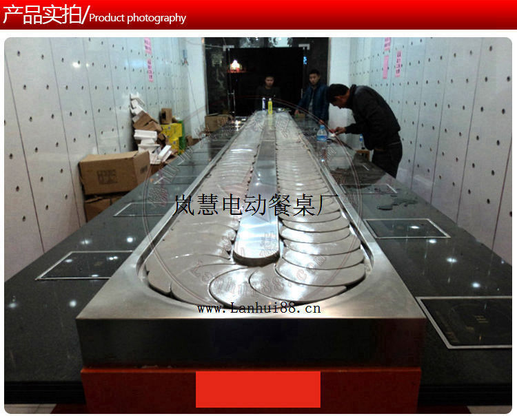 寿司回转设备价格厂家直销价格、海口旋转麻辣烫店工厂  旋转火锅设备  回转火锅设备