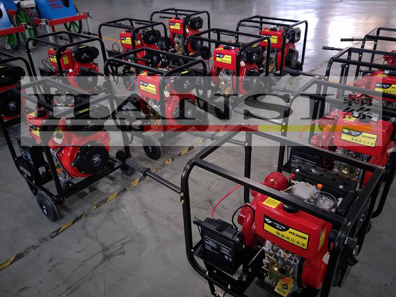 柴油机3寸小型高压泵物资  3寸高压泵价格  柴油机高压泵  电启动3寸防汛泵